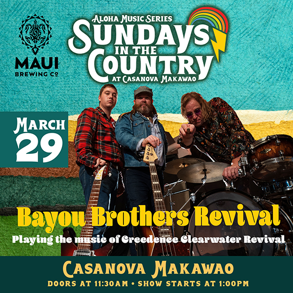 Sundays in the Country Presented by Maui Brewing