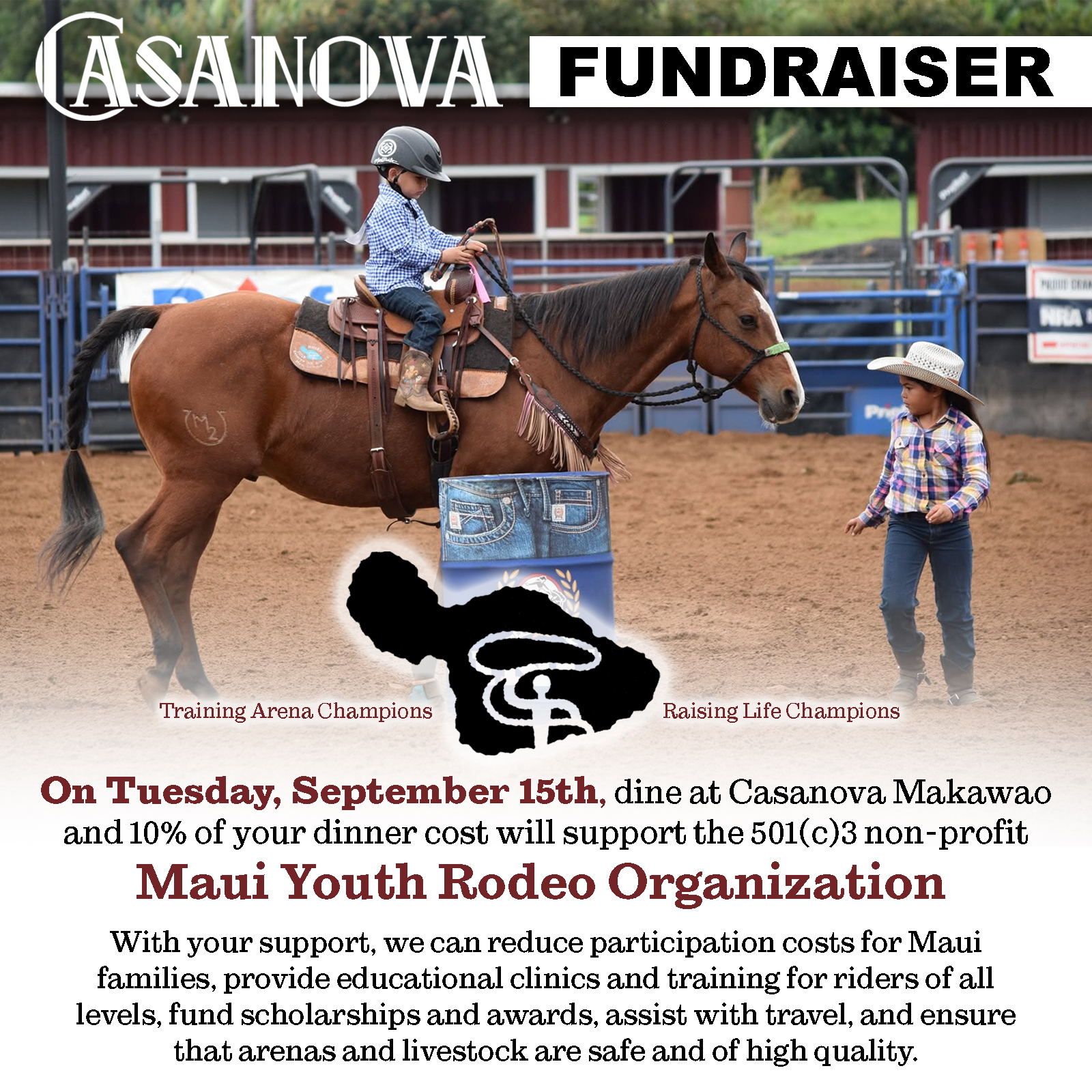 Maui Youth Rodeo Organization Fundraiser