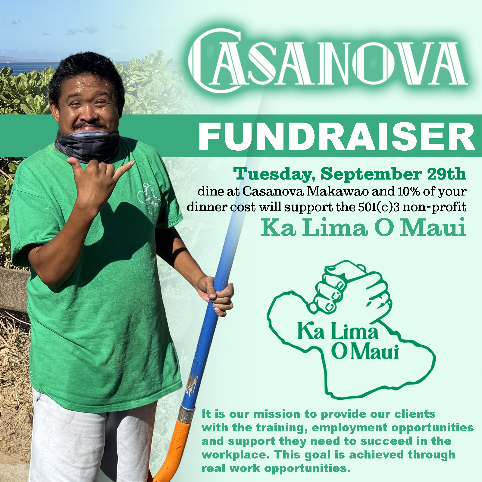 Ka Lima O Maui Casanova Makawao Fundraiser 2026